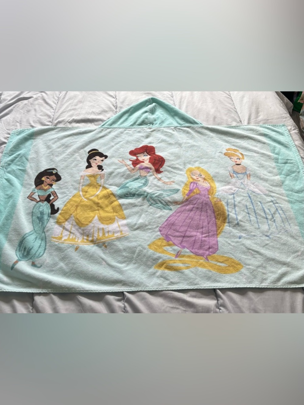 Pottery barn princess hooded towel